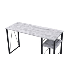 Hecuba Antique White & Black Finish Writing Desk