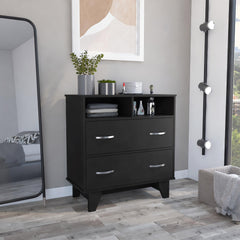 Arcadia Drawer Dresser Arabi, Bedroom, Black