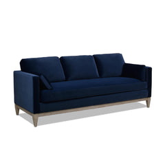 Revelation 84" Modern Farmhouse Sofa, Dark Navy Blue Performance Velvet
