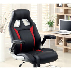 Modern Contemporary Padded Office Chair Pneumatic Height Adjustable An Wheel Legs