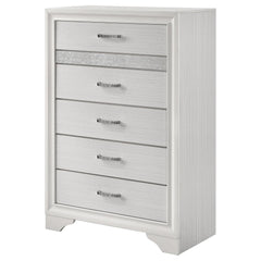 Pulsar White 6-drawer Bedroom Chest