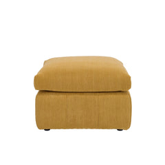 Square Corduroy Ottoman