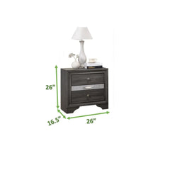 Orion Nightstand Gray
