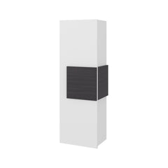 Summit Wall-Mounted Single Door Medicine Cabinet with 3 Interior Storage Shleves, Space-Saving Bathroom Storage Organizer with Concealed Shelving