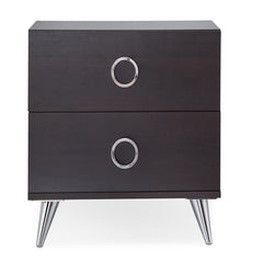 Mirage 2-Drawer Rectangular Accent Table
