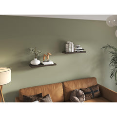 Hercules 31.5" Wide Floating Shelves Set Of 2, Shelves For Wall Decor For Bedroom, Bathroom Storage Shelves, Book Shelves For Living Room