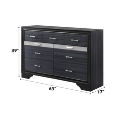 Asgard Black Finish Dresser