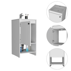 Genesis 1-Shelf Freestanding Vanity Cabinet White