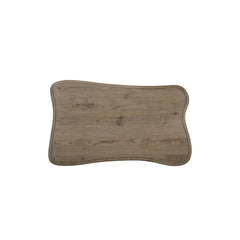 English Knotty Oak Nesting Cocktail Table