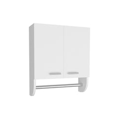 Display Cabinet 20.30" H, with 2 Shelves and 2 Doors, White