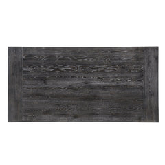 Zeus Weathered Gray Oak Finish Dining Table