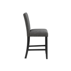 THESEUS DARK GRAY BAR STOOL (KIT OF 2)