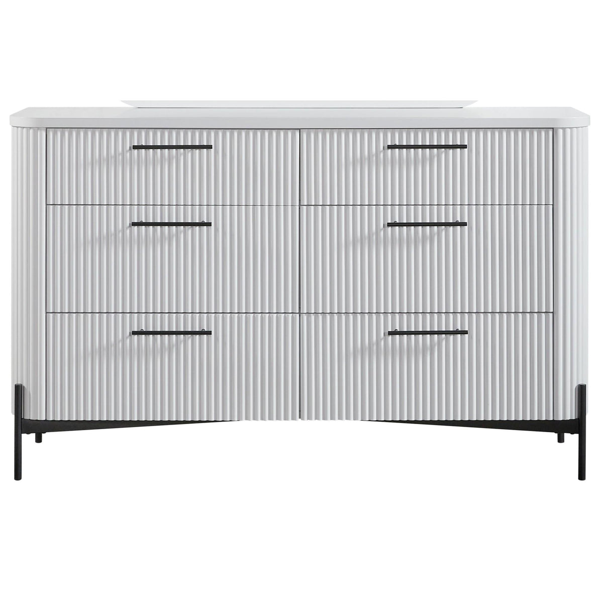 6 Drawer Dresser - White
