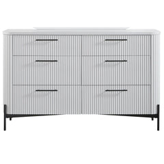 6 Drawer Dresser - White