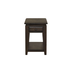 Apollo Traditional Chairside Table W/ Storage