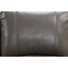 Transitional Style 1pc Glider Recliner Pillow Top Arms Gray Finish Primary Living Room