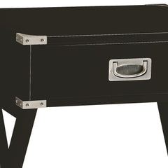 Hera Black Finish Accent Table