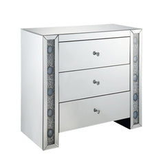 Story Mirrored & Faux Agate Console Cabinet (Assembled)