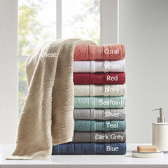 Nova Soft Cotton Quick Dry Bath Towel 6 Piece Set