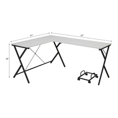 Star Black Finish Computer Desk