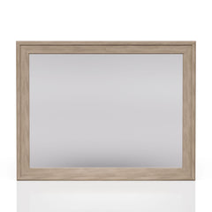 Genesis Colored Rectangle Wood Mirror