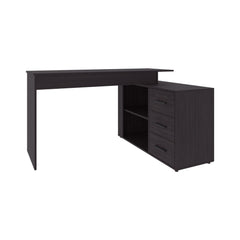 Galaxy L-Shape Home Office Desk, Studio, Bedroom, Library, Study Table, Work, Black