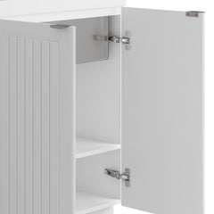 Epic - 28" Laundry Cabinet with Faucet and Stainless Steel Sink - White