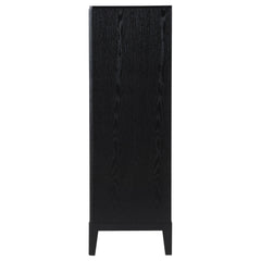 Avalon Black 5-Drawer Chest