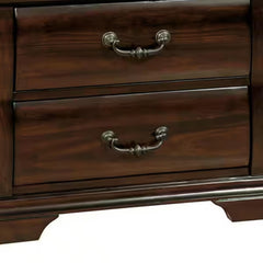 Valhalla Finish 1pc Nightstand Felt Lined Top Drawer Ball Bearing Glide Transitional Bedroom Furniture
