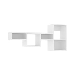 Epimetheus 47" Wide 7-Tier Wall Shelf, Cube Shelf Modular Shelf for Living Room, Home office, Bedroom White