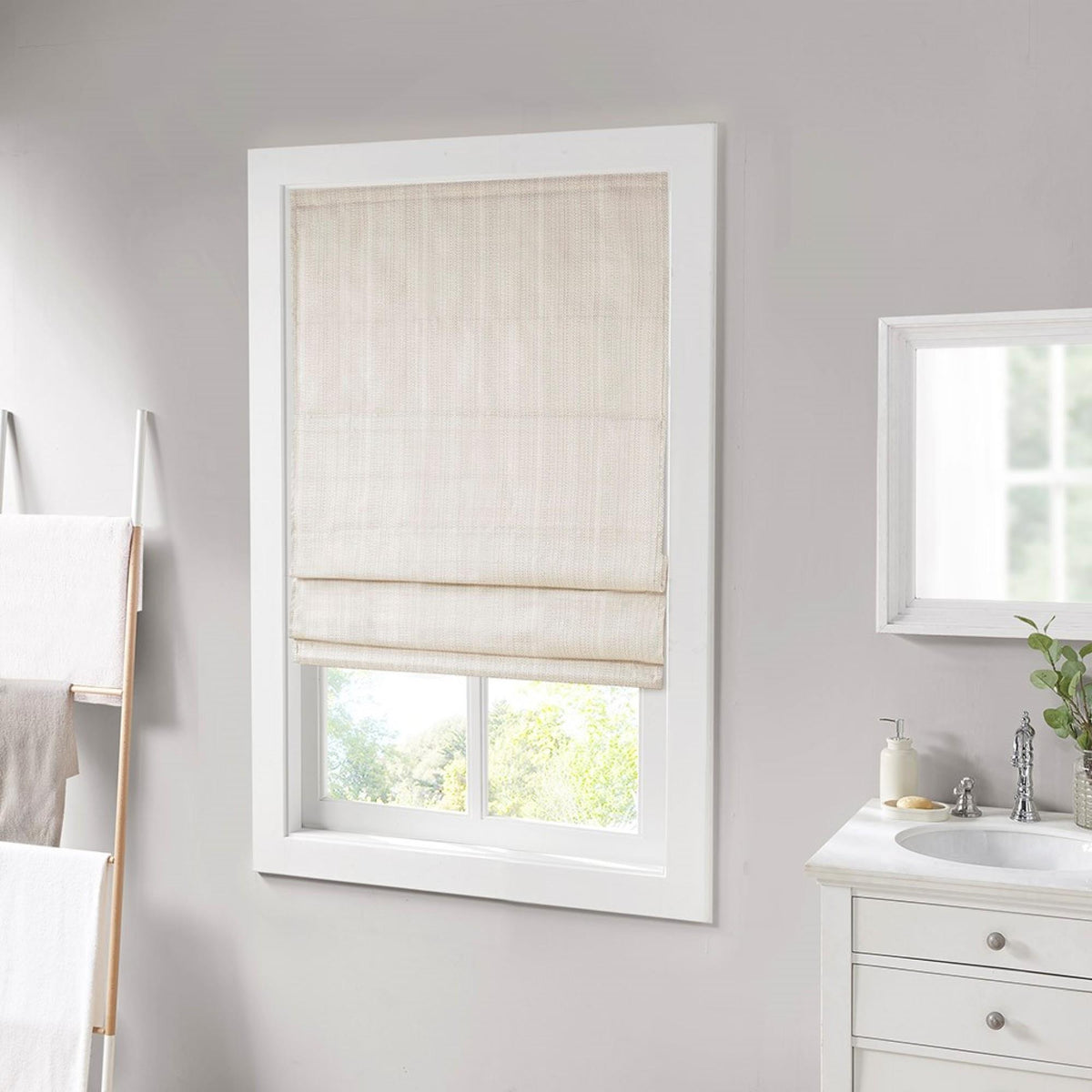 Hermes Room Darkening Cordless Roman Shade