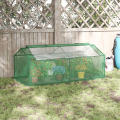 71" x 36" x 28" Mini Greenhouse Portable Hot House for Plants with Large Zipper Windows for Outdoor, Indoor, Garden, Green