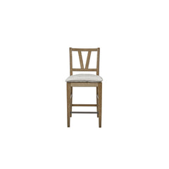 Mercury Height Slat Back Chair - Almond (Set of 2)