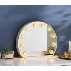 Melody White Finish Accent Mirror