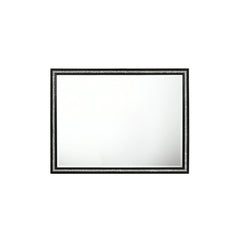 Zenith Weathered Black Finish Mirror