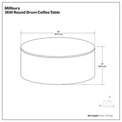 Menelaus Drum Coffee Table