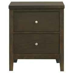 Odyssey Dark Cocoa 2-drawer Nightstand Bedside Table