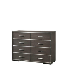 Quasar Gray Oak Finish Dresser