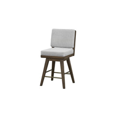 Andromache Swivel Counter Stool - Avenger Pumise (Set of 2)