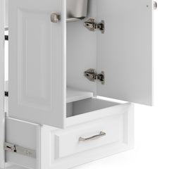 Gallery - 24" Laundry Cabinet with Faucet and Stainless Steel Sink - White