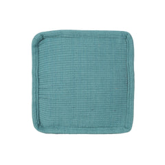 Paradise Yarn Square Pouf, Teal