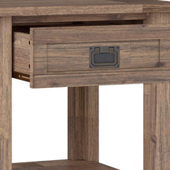 Hector - End Table - Rustic Natural Aged Brown
