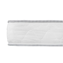 6 in. Reversible Full Size Foam Mattress in a Box, High-density Foam Double Sided Quilted Mattress, White