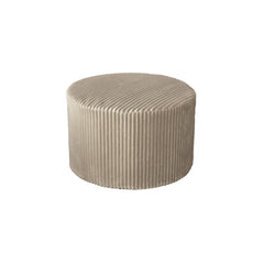 Corduroy Upholstery Full Compressed Ottoman