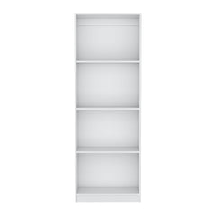 Planet Bookcase with Spacious Tier-Shelving Design, White