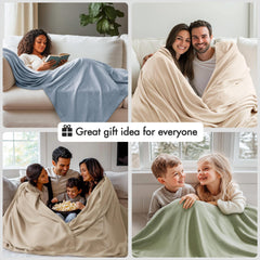 1-Piece Full/Queen Rayon Blanket, White