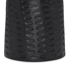 Comet 13 inch Solid Mango Accent Table in Black