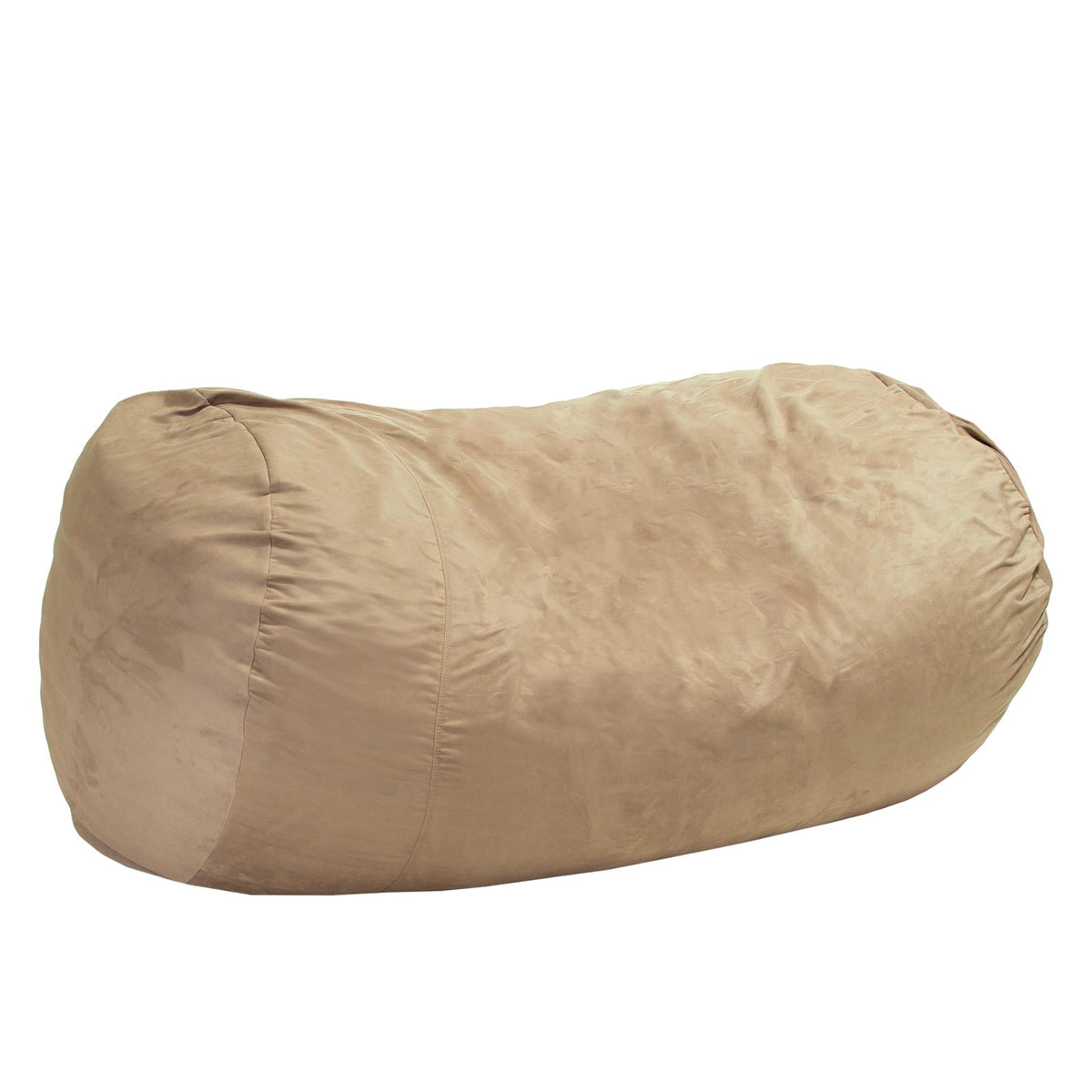 Aeneas Traditional 8 Foot Suede Cylindrical Bean Bag, Tuscany