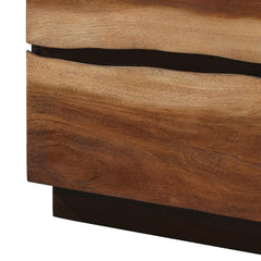 Apex Walnut and Coffee Bean 2-drawer Nightstand