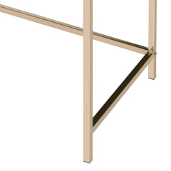 Astyanax Black High Gloss & Gold Finish Writing Desk